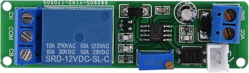 1Pcs DC 12V Timer e Adjustable Timer Delay Turn Off e Timing Relay Time Switch 1~10sec 67.6 * 19.2mm / 2.66 * 0.75" in Saudi Arabia