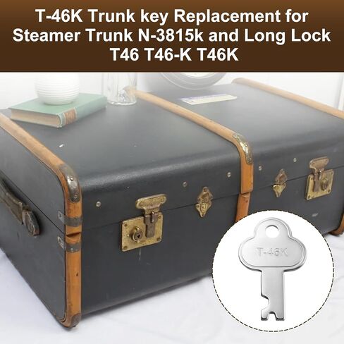 استبدال مفتاح صندوق السيارة T-46K لأقفال G1، G3، 3815، N-3815k، T46 أقفال صندوق السيارة، المفاتيح القديمة لباخرة صندوق السيارة العتيقة من Seward، قطعتان in Kuwait