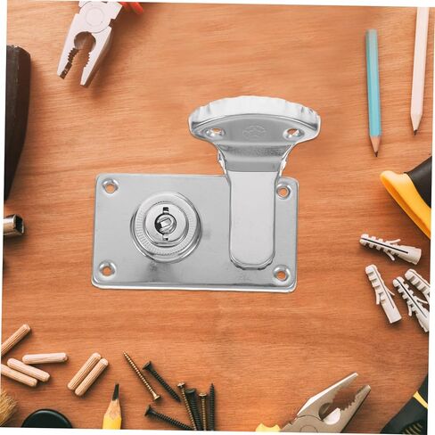 Angoily 2Pcs Antique Luggage Latch Hasps - Vintage Silver Suitcase Lock for Jewelry Box Cabinet - Decorative Metal Hardware for Case Restoration - Left Right Latch in Saudi Arabia