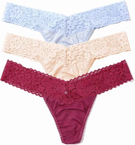 Hanky ​​Panky Women's 3 Pack Dreamease Low Rise Thongs in Saudi Arabia