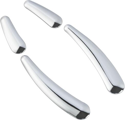 Chrome 4PCS Curved Swingarm Frame Insert Set Compatible with Harley Softail Models 2008-2017 in Saudi Arabia