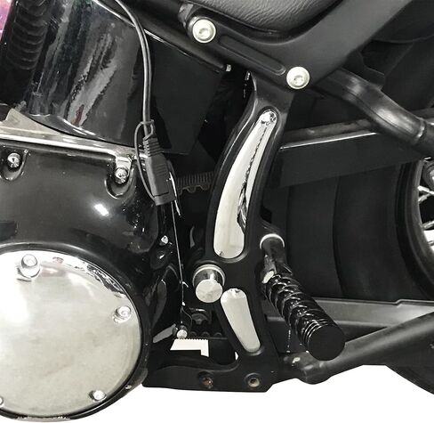 Chrome 4PCS Curved Swingarm Frame Insert Set Compatible with Harley Softail Models 2008-2017 in Saudi Arabia
