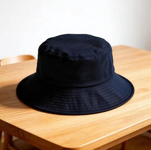 قبعة شمسية ذات حافة واسعة من القطن، قبعة تظليل خارجية قابلة للتعبئة للسفر باللون الأزرق in Kuwait
