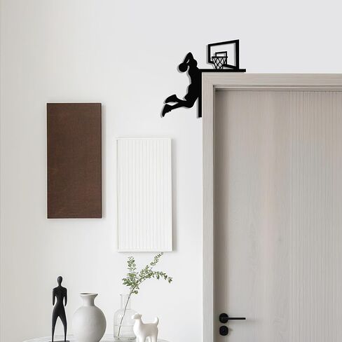 YATEASLU Dunk Basketball Door Frame Decor - Weatherproof Sports Wall Decor & Corner Decor, Durable Basketball Room Decor for Boys Room Decor in Kuwait