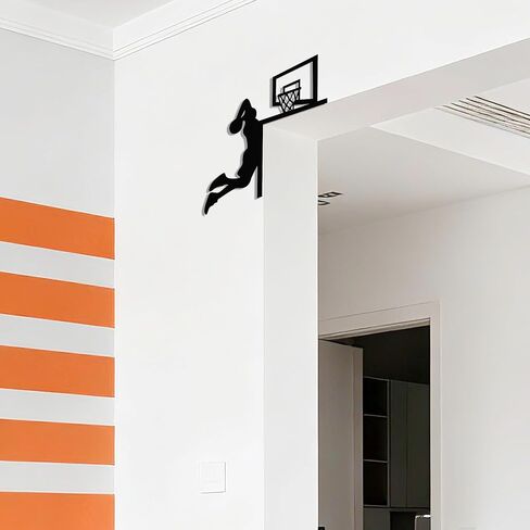 YATEASLU Dunk Basketball Door Frame Decor - Weatherproof Sports Wall Decor & Corner Decor, Durable Basketball Room Decor for Boys Room Decor in Kuwait