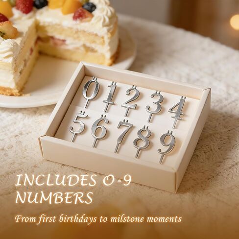 مجموعة حامل شموع عيد الميلاد ذات الأرقام القابلة لإعادة الاستخدام، مجموعة حاملات شموع كعكة عيد الميلاد الرقمية الجديدة لعام 2026، زخارف فضية لتزيين الكيك، ملحقات كعك الحفلات، تصميم سهل الإدخال (مجموعتان) in Kuwait