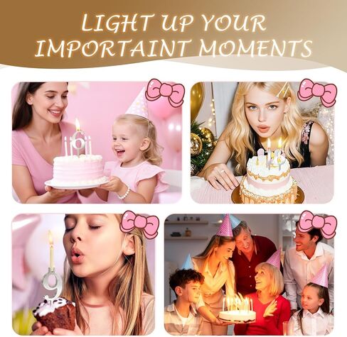 مجموعة حامل شموع عيد الميلاد ذات الأرقام القابلة لإعادة الاستخدام، مجموعة حاملات شموع كعكة عيد الميلاد الرقمية الجديدة لعام 2026، زخارف فضية لتزيين الكيك، ملحقات كعك الحفلات، تصميم سهل الإدخال (مجموعتان) in Kuwait