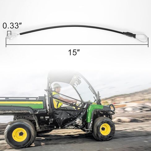 RUTU M159508 Tailgate Cable for John Deere Gator HPX615E HPX815E XUV625i XUV825i XUV855D XUV865R Utility Vehicles 2PCS in Saudi Arabia