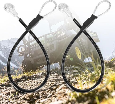 RUTU M159508 Tailgate Cable for John Deere Gator HPX615E HPX815E XUV625i XUV825i XUV855D XUV865R Utility Vehicles 2PCS in Saudi Arabia