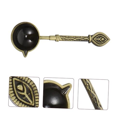Metal Wax Melting Spoon for Sealing Wear Resistant Copper Head Non Slip DIY Wax Seal Spoon for Stamp Lightweight and Portable Vintage Style in Saudi Arabia
