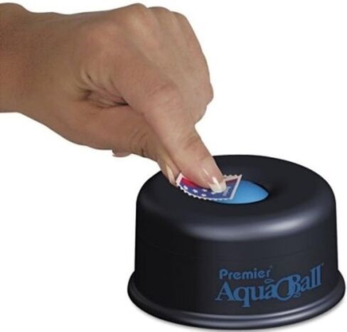Martin Yale Premier AquaBall Floating Ball Envelope Moistener (Pack of 6). Conveniently Moisten Stamps, Envelopes or Fingers. Eliminates the Need for Sponges in Saudi Arabia
