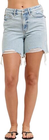 Judy Blue Womens Shorts - High Waisted Rigid Magic Dad Short with Cell Phone Back Pocket in Saudi Arabia