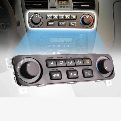 Air Con Switch Compatible with Accord 2001-2002 Car Front Air Conditioning Control Panel AC Control Switch 79600-S84-A21ZA in Kuwait