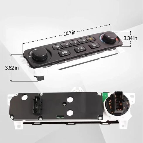 Air Con Switch Compatible with Accord 2001-2002 Car Front Air Conditioning Control Panel AC Control Switch 79600-S84-A21ZA in Kuwait