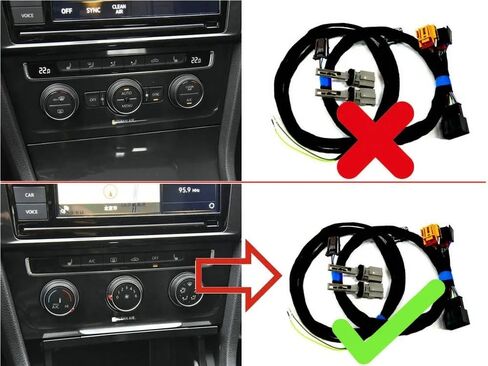 Air Con Switch Compatible with VW for Jetta MK7 LCD Screen Car Air Conditioning Panel Automatic AC Air Conditioning Switch(3pcs) in Saudi Arabia