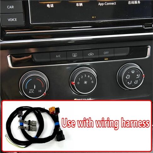 Air Con Switch Compatible with VW for Jetta MK7 LCD Screen Car Air Conditioning Panel Automatic AC Air Conditioning Switch(3pcs) in Saudi Arabia