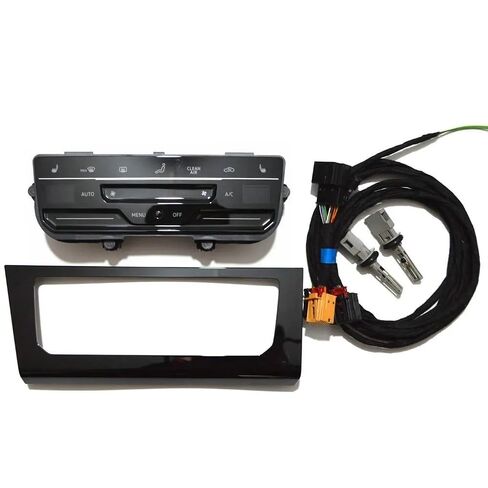 Air Con Switch Compatible with VW for Jetta MK7 LCD Screen Car Air Conditioning Panel Automatic AC Air Conditioning Switch(3pcs) in Saudi Arabia