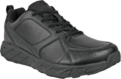 Hoss Men's 50161 Beta Athletic Black Soft Toe Shoe in Saudi Arabia