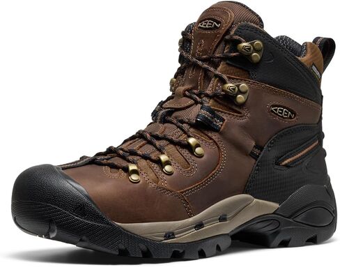 أحذية عمل KEEN Utility للرجال من Pittsburgh مقاس 6 بوصات مصنوعة من الجلد المقاوم للماء ومقدمة من الفولاذ in Saudi Arabia