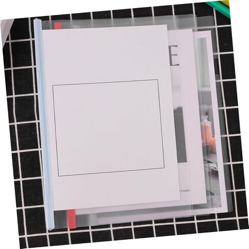 HOMSFOU 10Pcs Slide Binders Spine Bars A4 Binding Bars Pull Rod Clips for Document Organization for School and Office Use in Saudi Arabia