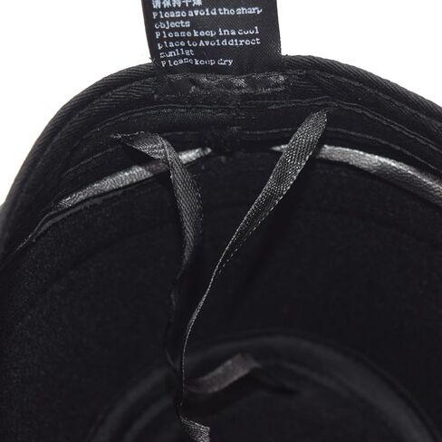 Genuine Leather Jazz Hat Short Brim Classic Fedora Porkpie Hat in Saudi Arabia