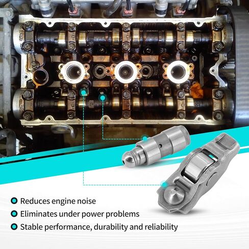 Dokili 12 Pcs 5184296AH Rocker Arm and Lifter Kit w/Cam Phaser Locking Tool Fit for Chrysler 200 300 3.6l 2011-2019 Jeep Cherokee Grand Wrangler Dodge Durango Charger Grand Caravan Ram Promaster in Saudi Arabia