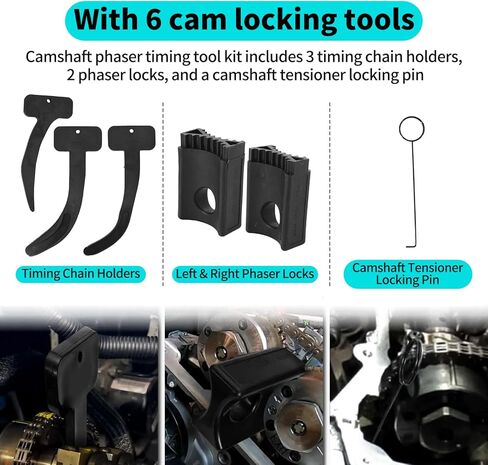 Dokili 12 Pcs 5184296AH Rocker Arm and Lifter Kit w/Cam Phaser Locking Tool Fit for Chrysler 200 300 3.6l 2011-2019 Jeep Cherokee Grand Wrangler Dodge Durango Charger Grand Caravan Ram Promaster in Saudi Arabia