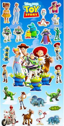 Disney Toy Story Plush Keychain Set - Bag Clips Bundle with Buzz Lightyear and Woody Keychain Plushies Plus Stickers, More | Toy Story Plush Keychains for Backpack in Saudi Arabia