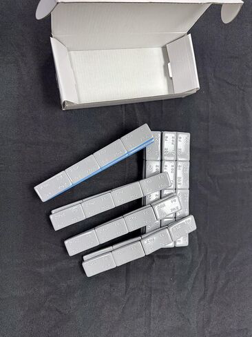 2oz Adhesive Wheel Balance Weights, 18 bars/72pcs Total per Box. Peel & Stick! in Kuwait