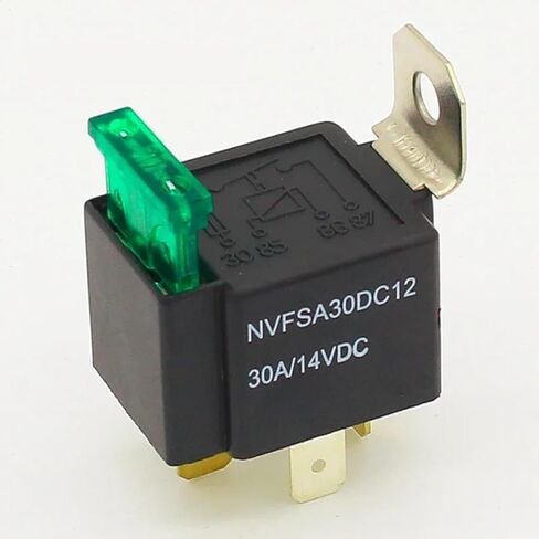 NVFSA30DC12 Automotive Relay with Fuse, 30A 12V DC 4 Pin Electromagnetic Relay, Sealed Protection in Kuwait