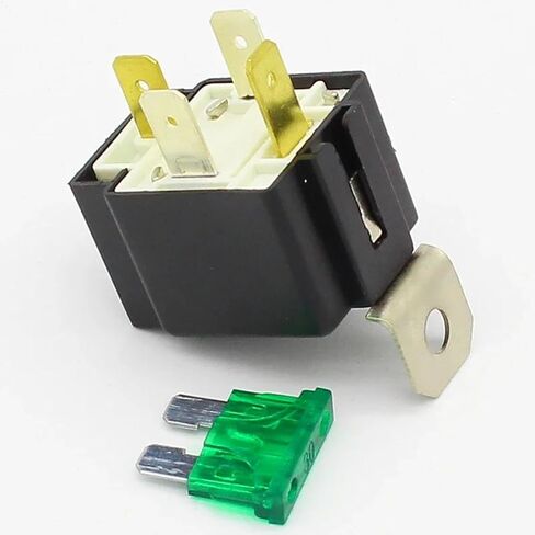 NVFSA30DC12 Automotive Relay with Fuse, 30A 12V DC 4 Pin Electromagnetic Relay, Sealed Protection in Kuwait