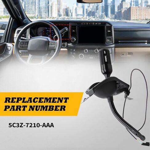 Automatic Transmission Gear Shifter Lever with Overdrive Switch Compatible with E-150 E-250 E-350 E-450 E-550 F Series 150 250 350 450 Expedition Excursion 1997-2006 5C3Z-7210-AAA in Saudi Arabia