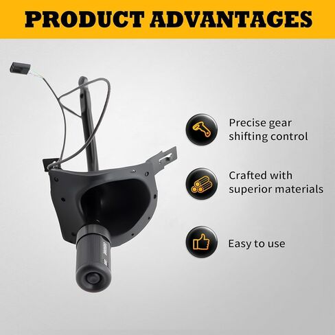Automatic Transmission Gear Shifter Lever with Overdrive Switch Compatible with E-150 E-250 E-350 E-450 E-550 F Series 150 250 350 450 Expedition Excursion 1997-2006 5C3Z-7210-AAA in Saudi Arabia