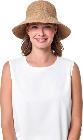 Women's Cloche Hat - UPF 50+ Sun Protection - Marina in Black in Saudi Arabia