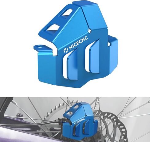واقي حماية فرجار الفرامل الخلفي من NICECNC متوافق مع Surron Light bee S/X/ L1E، متوافق مع Segway X260 X160، انظر الملاءمة، أسود in Kuwait