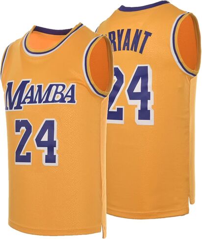 Youth #24 Basketball Jersey Fashion Ball Gown #8/24 Sports Shirt Quick-Dry Kids Tank XS-XL in Saudi Arabia