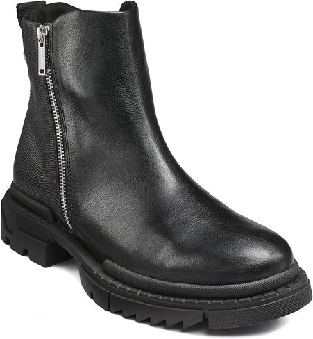 KARL LAGERFELD mens Lug Sole Boot With Double Side Zippers in Saudi Arabia