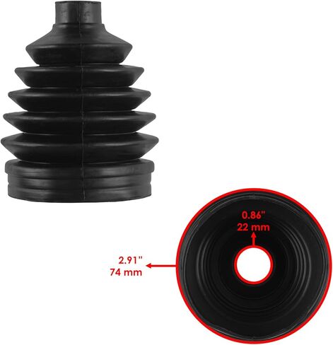 Replacement For Rear Axle Outer CV Boot Kit for Polaris Ranger Crew 900 Diesel 2012-2017 Mod-C26C-12246 in Saudi Arabia