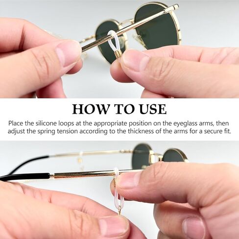 14K Gold Eyeglass Chain for Women - Elegant Glasses Holder with Anti-Slip Adjustable Loops, Multifunctional Fashion Sunglasses Chain in Saudi Arabia