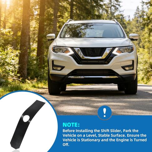 منزلق وحدة التحكم المركزية Alpha Rider يناسب 2014 2015 2016 Nissan Rogue - سهل التركيب، أسود in Saudi Arabia