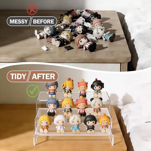 حامل عرض لاغر أكريليك - منظم رف عطر شفاف من 3 طبقات، حامل حامل كب كيك، مجموعة طاولة عرض الحلوى المتدرجة، حاملات طعام البوفيه للحفلات والمناسبات، تمثال عرض، قابل للتجميع in Kuwait