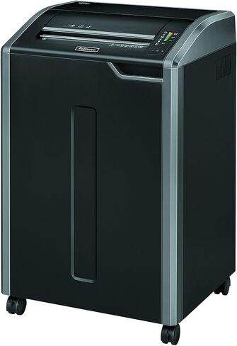 ماكينة تقطيع الورق Fellowes Powershred 485Ci مقاومة للتكدس بنسبة 100% من الدرجة التجارية 30 ورقة، وماكينة تقطيع الورق Powershred 99Ci المقاومة للتكدس 18 ورقة بنسبة 100% أسود/رمادي in Saudi Arabia