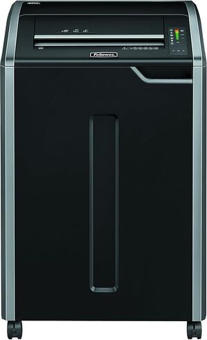 ماكينة تقطيع الورق Fellowes Powershred 485Ci مقاومة للتكدس بنسبة 100% من الدرجة التجارية 30 ورقة، وماكينة تقطيع الورق Powershred 99Ci المقاومة للتكدس 18 ورقة بنسبة 100% أسود/رمادي in Saudi Arabia