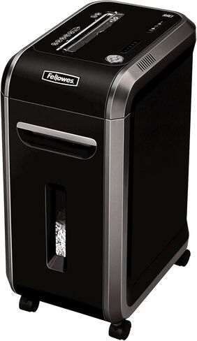 ماكينة تقطيع الورق Fellowes Powershred 485Ci مقاومة للتكدس بنسبة 100% من الدرجة التجارية 30 ورقة، وماكينة تقطيع الورق Powershred 99Ci المقاومة للتكدس 18 ورقة بنسبة 100% أسود/رمادي in Saudi Arabia