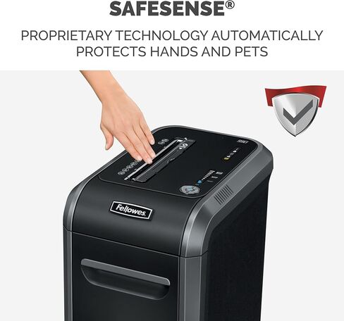 ماكينة تقطيع الورق Fellowes Powershred 485Ci مقاومة للتكدس بنسبة 100% من الدرجة التجارية 30 ورقة، وماكينة تقطيع الورق Powershred 99Ci المقاومة للتكدس 18 ورقة بنسبة 100% أسود/رمادي in Saudi Arabia