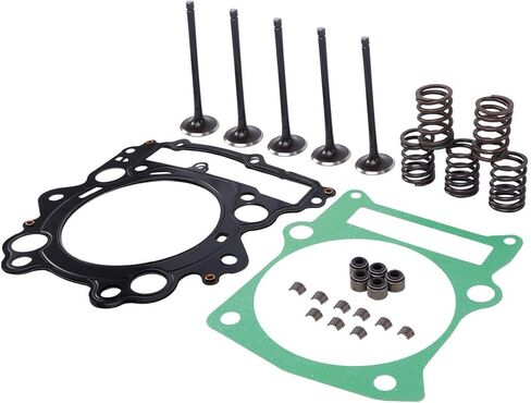 XMT-MOTO مدخل رأس اسطوانة المحرك ، صمام العادم ، مجموعة حشية الرأس العلوية لياماها رابتور 660R YFM660R 4X4 in Saudi Arabia