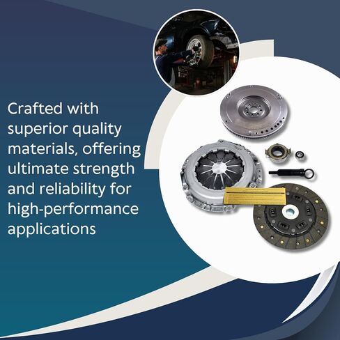 مجموعة القابض شديدة التحمل EFT مع دولاب الموازنة OEM لسيارة تويوتا كورولا 1.8 لتر 5 سرعات 1998-2008 - ترقية أداء عالي التحمل من أجل مشاركة سلسة - ملاءمة متينة ودقيقة - تقدم ضمان العلامة التجارية لمدة 12 شهرًا in Kuwait