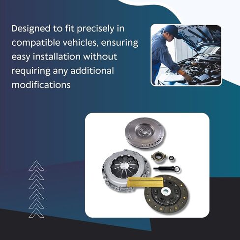 مجموعة القابض شديدة التحمل EFT مع دولاب الموازنة OEM لسيارة تويوتا كورولا 1.8 لتر 5 سرعات 1998-2008 - ترقية أداء عالي التحمل من أجل مشاركة سلسة - ملاءمة متينة ودقيقة - تقدم ضمان العلامة التجارية لمدة 12 شهرًا in Kuwait