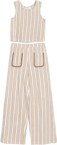 Speechless girls 2-piece Striped Sleeveless Top and Wide Leg Pants Set in Saudi Arabia