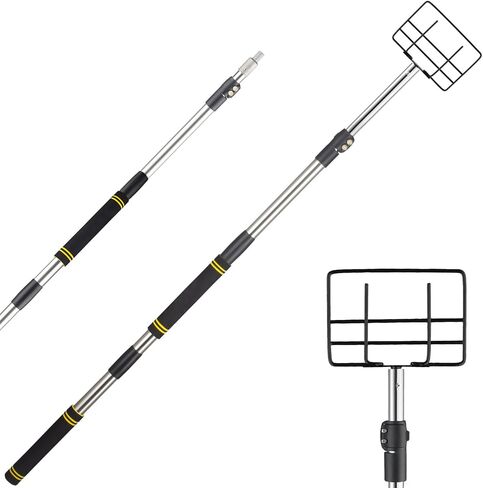 Edge Protector Handle, Board Corner Edge Protector Pole V Shaped Edge Guards Adjustable for Flatbed Cargo with Sponge Grip4.3-8.7ft in Saudi Arabia